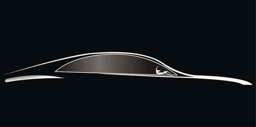 Car Silhouette Wall Mural - Peel and Stick Wall Murals Peel and stick Wall Mural Color Original Custom Size