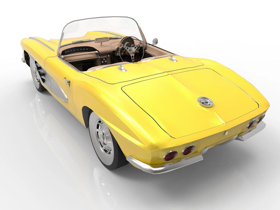 Chevrolet Corvette 1958 Wall Mural - Peel and Stick Wall Murals Peel and stick Wall Mural Color Original Custom Size