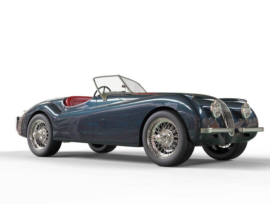 Dark Grey Vintage Car Wall Mural - Peel and Stick Wall Murals Peel and stick Wall Mural Color Original Custom Size