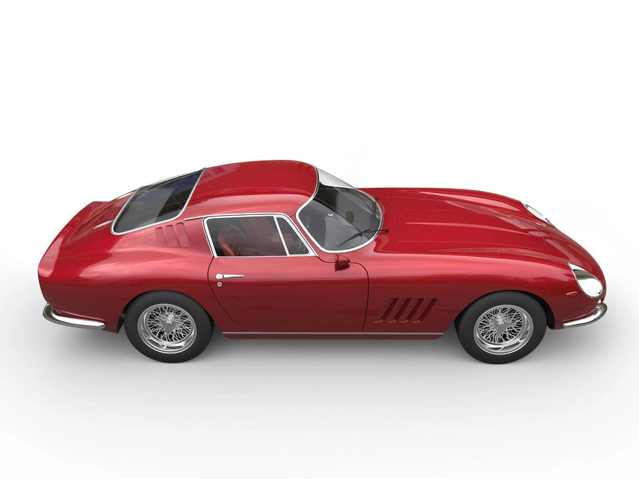 Dark Red Classic Sports Car Wall Mural - Peel and Stick Wall Murals Peel and stick Wall Mural Color Original Custom Size