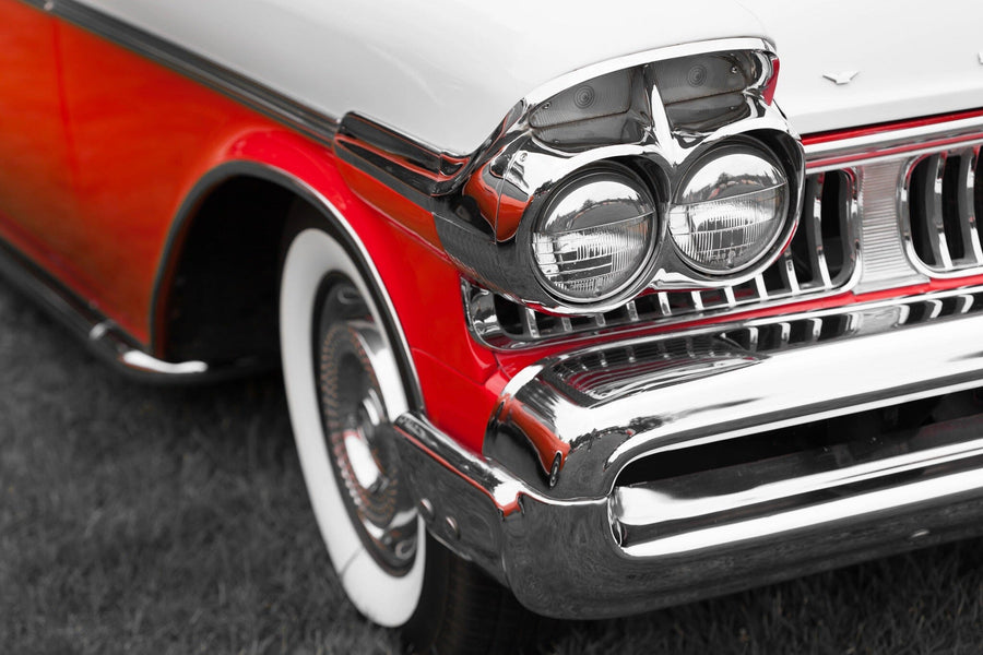 Details of Vintage Car Wall Mural Peel and stick Wall Mural Color Original Custom Size