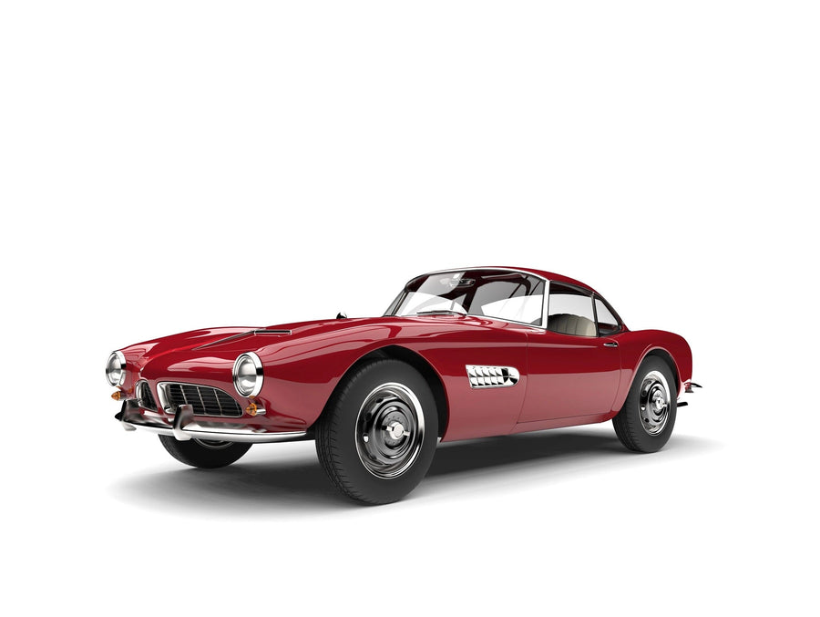 Old School Sports Car Wall Mural - Peel and Stick Wall Murals Peel and stick Wall Mural photo Color Original Custom Size