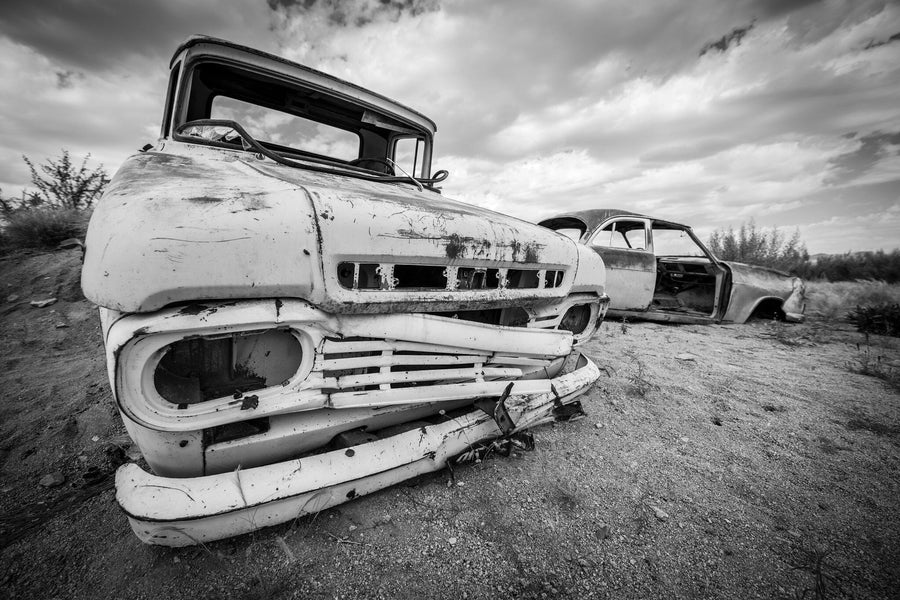 Scrap Car Wall Mural - Peel and Stick Wall Murals Peel and stick Wall Mural photo Color Original Custom Size