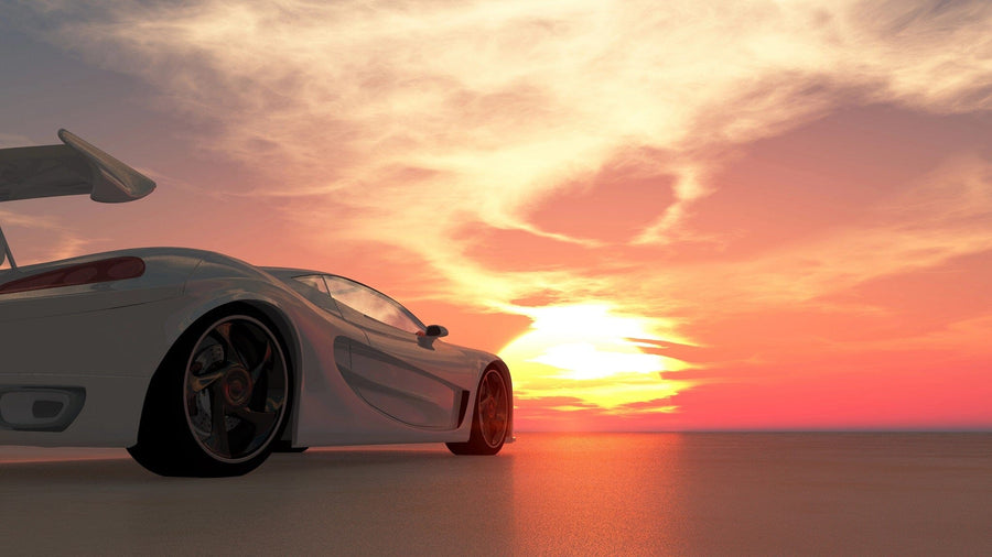 Sports Car Wall Mural Wallpaper Mural photo Color Original Custom Size