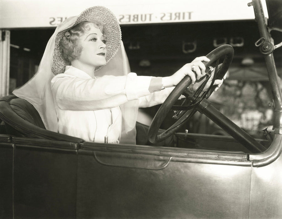 Woman Driving with Confidence Wall Mural – Peel and Stick Wall Murals Peel and stick Wall Mural Color Original Custom Size