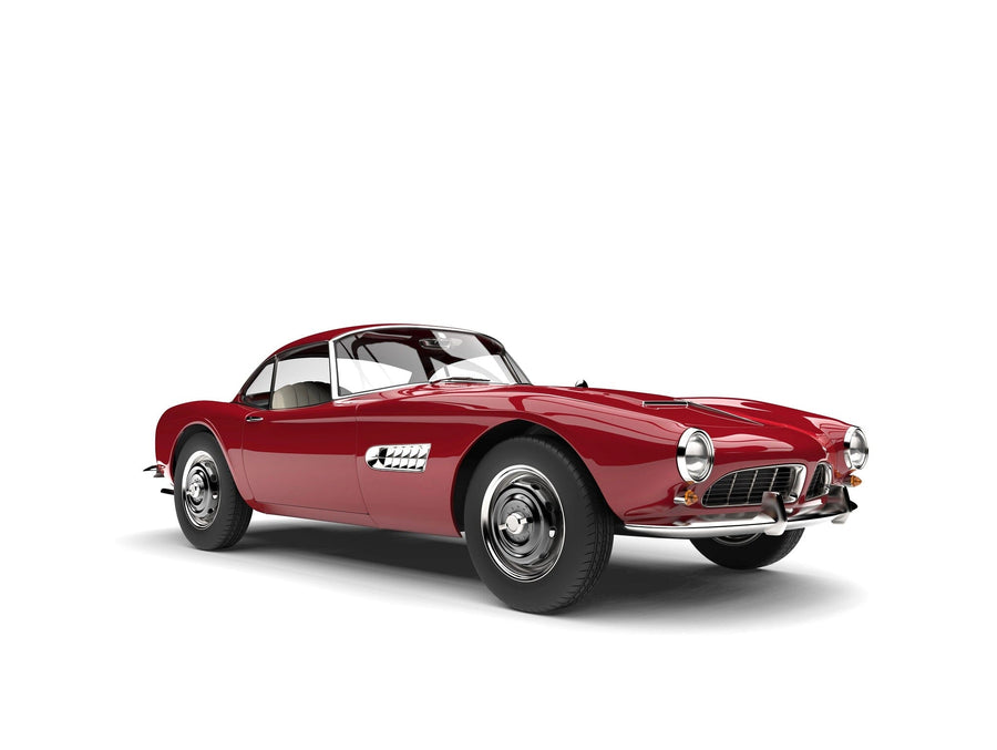 Old School Sports Car Wall Mural - Peel and Stick Wall Murals Peel and stick Wall Mural photo Color Original Custom Size