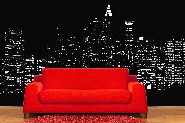 Living Room Peel and Stick Wall Murals