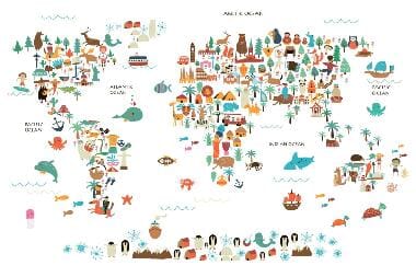 School Peel and Stick Wall Murals