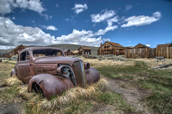 Abandoned Car in Bodie Wall Mural Peel and stick Wall Mural Deposit photo Color Original Custom Size