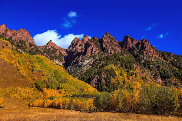 Autumn Mountain Landscape Near Aspen Colorado Wall Mural Wallpaper Mural Deposit Photo Color Original Custom Size