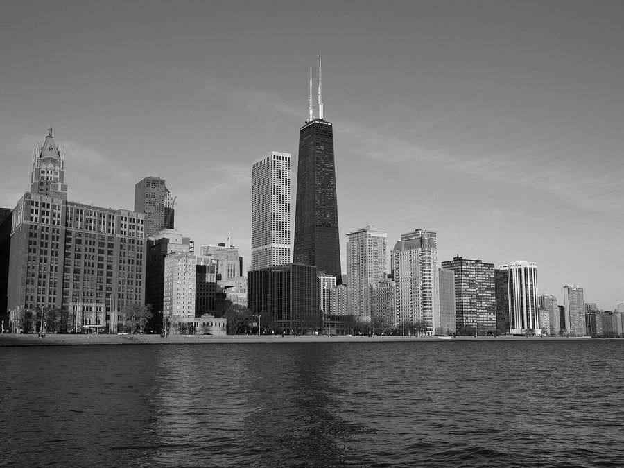 Chicago Morning On Hancock Building Wall Mural