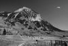 Crested Butte Mountain Over Ranch Wall Mural