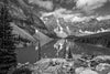 Mt. Allen and Moraine Lake in Banff Alberta Wall Mural