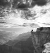 Grand Canyon Wall Mural Wallpaper Mural Deposit photo Black & White Original Custom Size