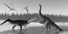 Kaprosuchus Swamp Peel and Stick Wall Mural Peel and stick Wall Mural Deposit photo Black & White Original Custom Size