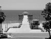 Manhattan Beach Pier Peel and Stick Wall Murals Peel and stick Wall Mural Deposit photo Black & White Original Custom Size