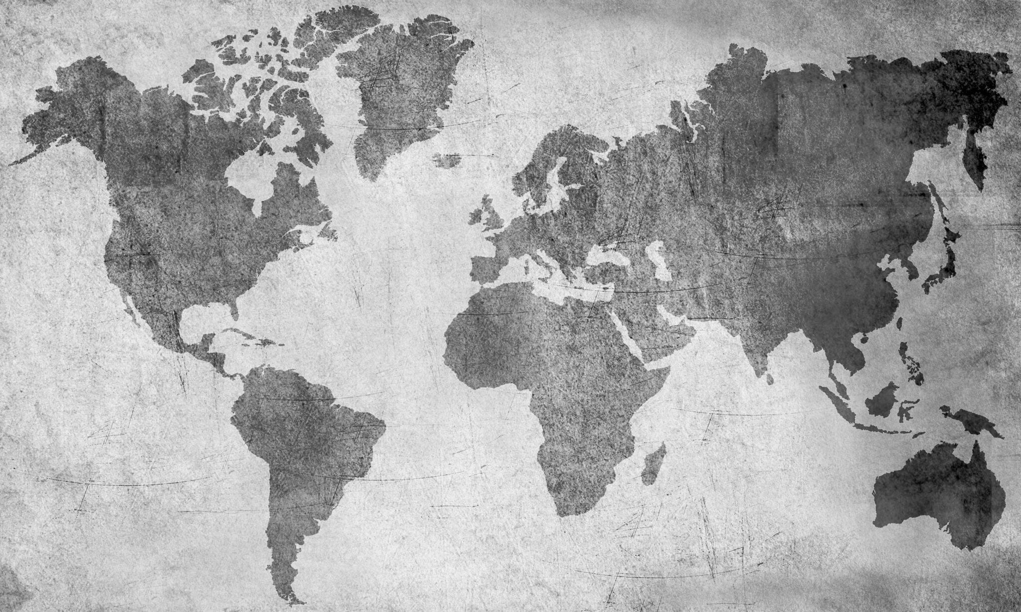 Old Parchment Map Wall Mural - PASWM