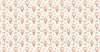 The Balloon Voyage Wall Mural features a whimsical design with vintage-style hot air balloons in pinkish-brown, gray clouds, and orange stars on a light beige background. Its nostalgic pattern adds charm to any space, making it ideal for peel and stick wall murals.