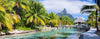 Bora Bora Panorama Wall Mural Wallpaper Mural Deposit Photo Color Original Custom Size