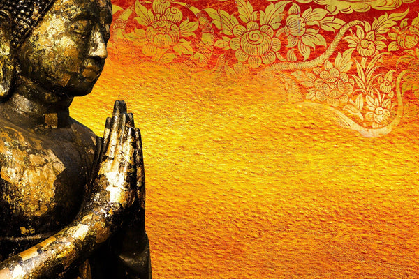 Golden Buddha statue – Peel and Stick Wall Murals