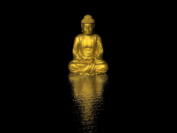 Sitting Buddha statue – Peel and Stick Wall Murals