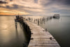 Carrasqueira Old Wooden Pier Wall Mural Peel and stick Wall Mural PASWM 