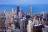 Chicago Aerial View Hancock Building Wall Mural