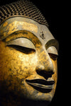 Close up of Antique Bronze Buddha  – Peel and Stick Wall Murals