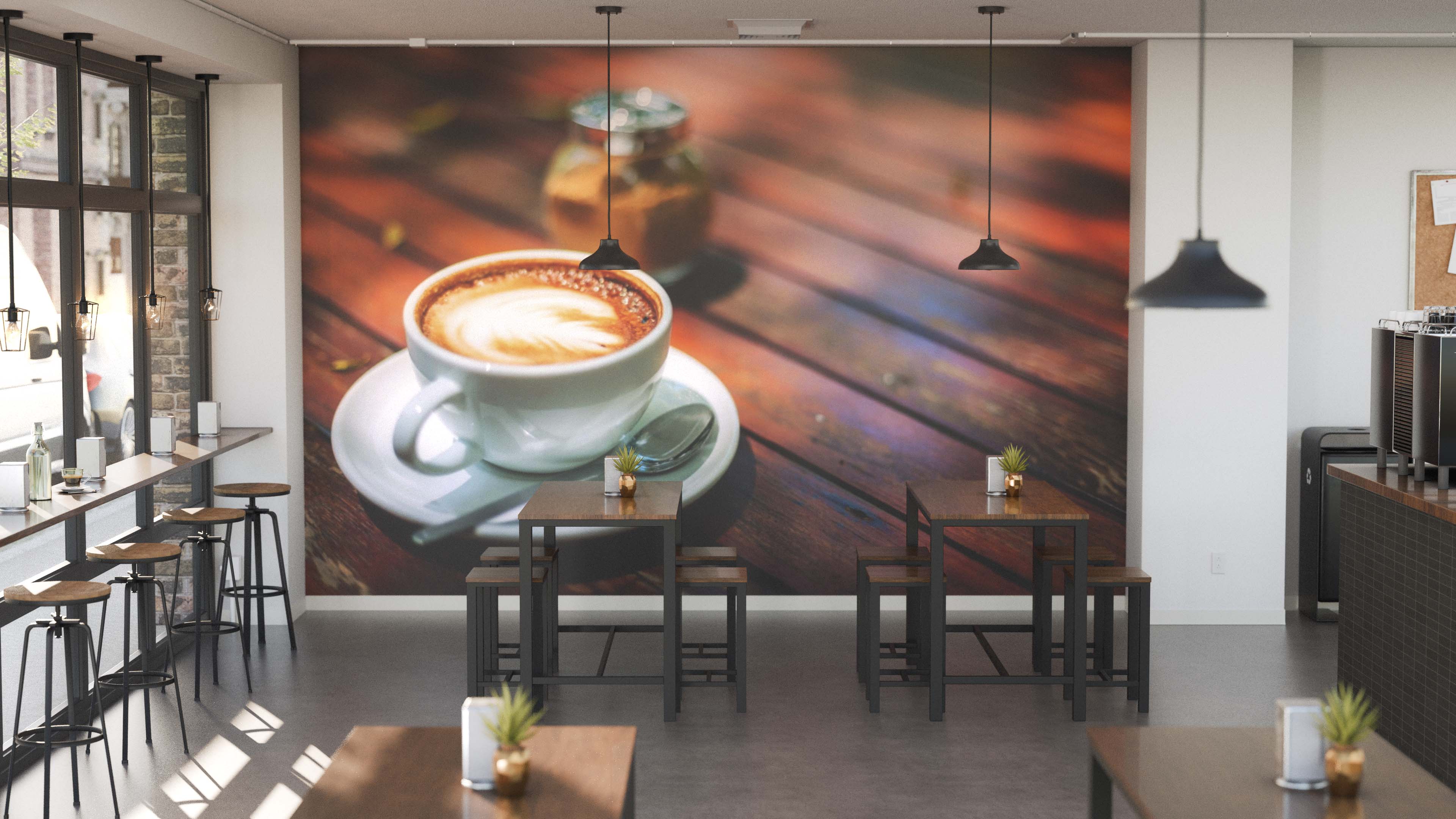 Morning Coffee Wall Mural - PASWM