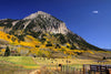 Crested Butte Mountain Over Ranch Wall Mural Wallpaper Mural Deposit Photo Color Original Custom Size