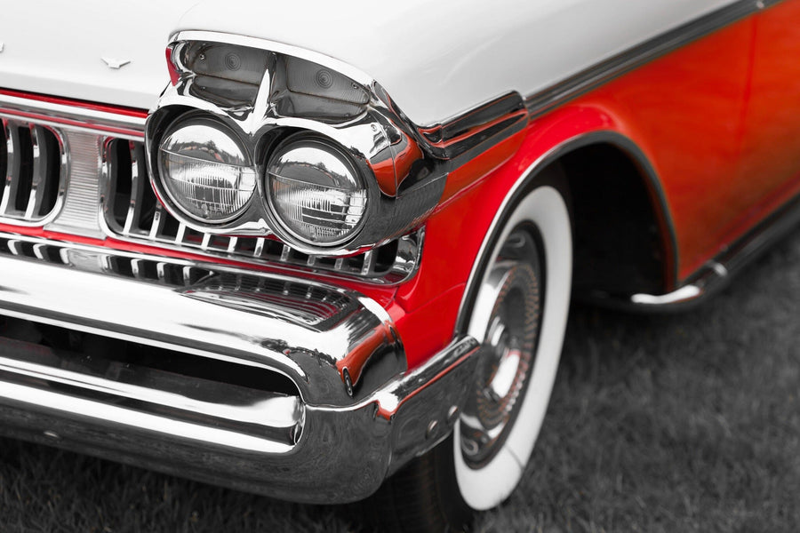 Details of Vintage Car Wall Mural Peel and stick Wall Mural Color Original Custom Size