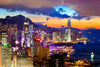 Downtown Hong Kong Wall Mural – Peel and Stick Wall Murals Peel and stick Wall Mural Deposit photo Color Original Custom Size