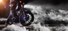 Foggy Motorcycle Wall Mural Peel and stick Wall Mural PASWM Color Original Custom Size