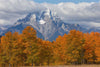 Grand Teton Mountains in the Clouds Wall Mural Wallpaper Mural Deposit Photo Color Original Custom Size