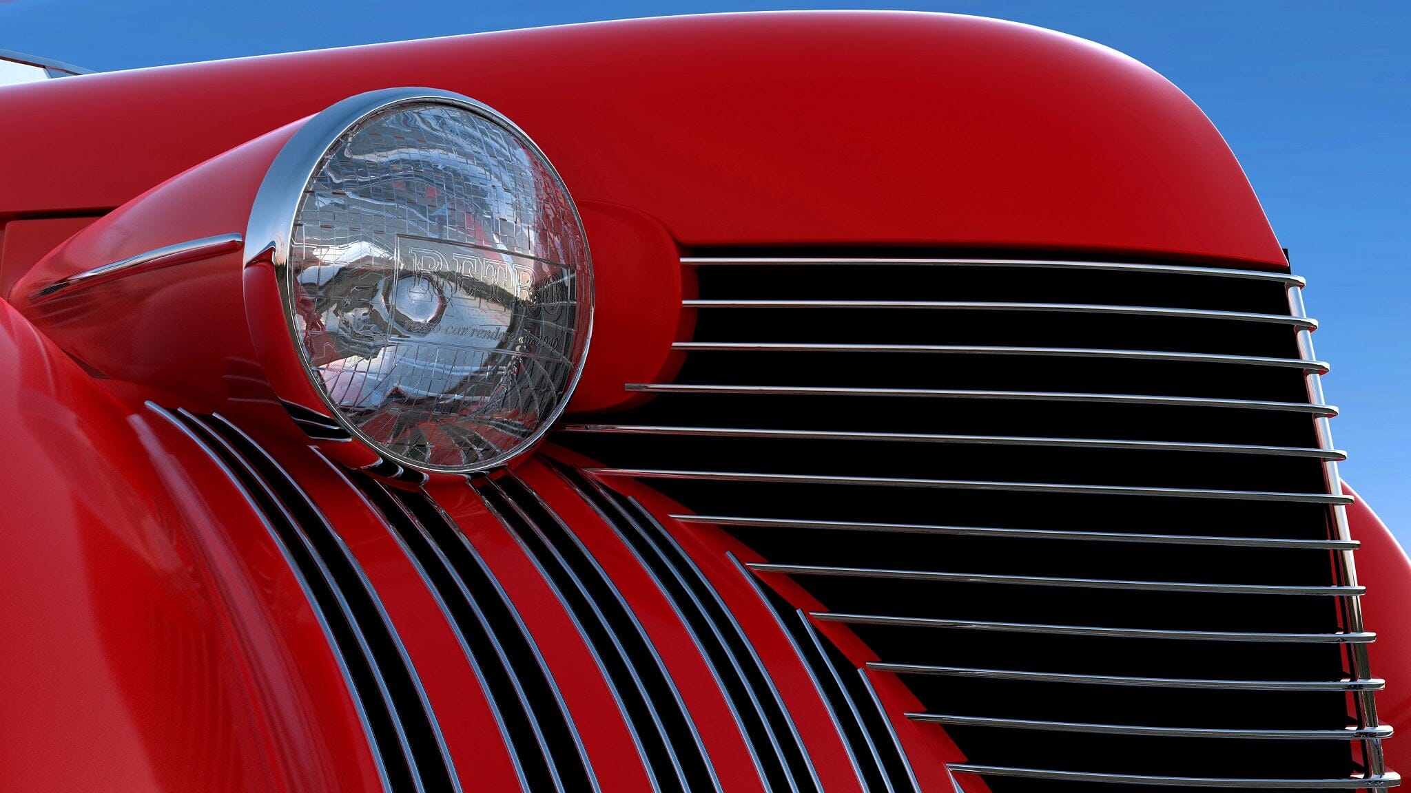 Headlights Wall Mural - PASWM