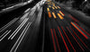 Highway Traffic at Night Wall Mural