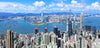 Hong Kong Skyline View – Peel and Stick Wall Murals Peel and stick Wall Mural Color Original Custom Size