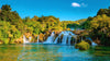 KRKA Waterfalls Wall Mural Peel and stick Wall Mural Deposit Photo Color Original Custom Size