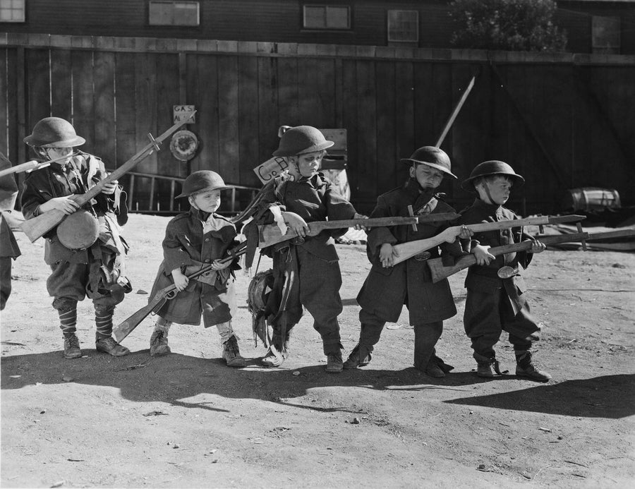 Kids in Soldier Costume Wall Mural – Peel and Stick Wall Murals Peel and stick Wall Mural Color Original Custom Size