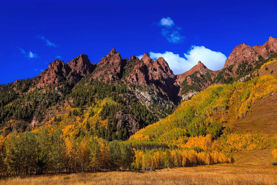 Autumn Mountain Landscape Near Aspen Colorado Wall Mural
