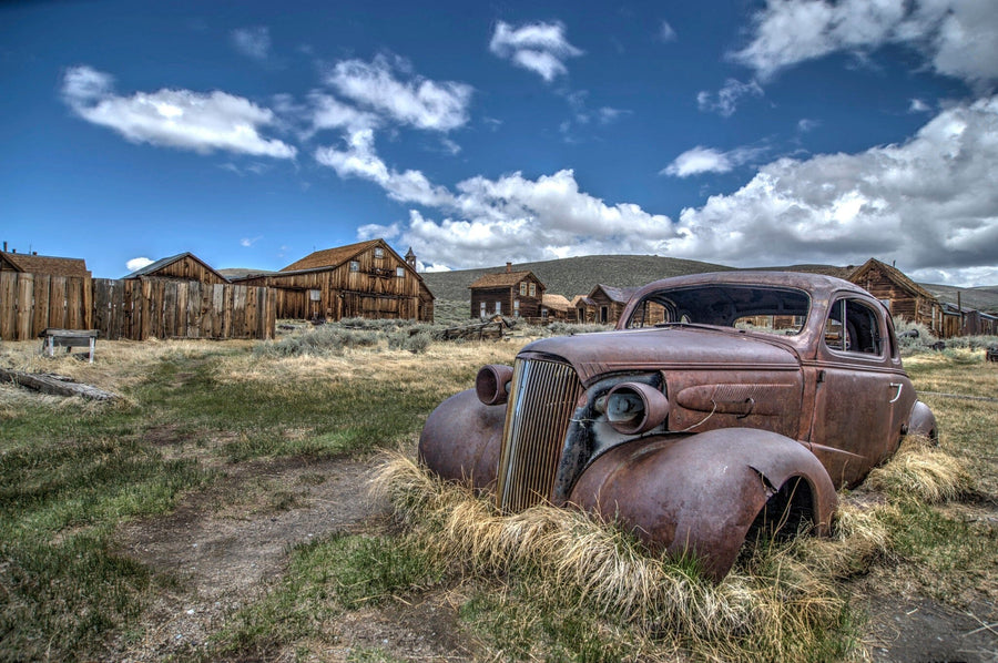 Abandoned Car in Bodie Wall Mural Peel and stick Wall Mural Deposit photo Color Original Custom Size