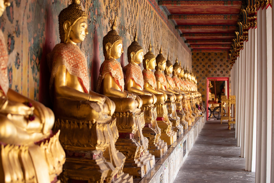 Ancient Buddha's Statue at Wat Pho Temple – Peel and Stick Wall Murals