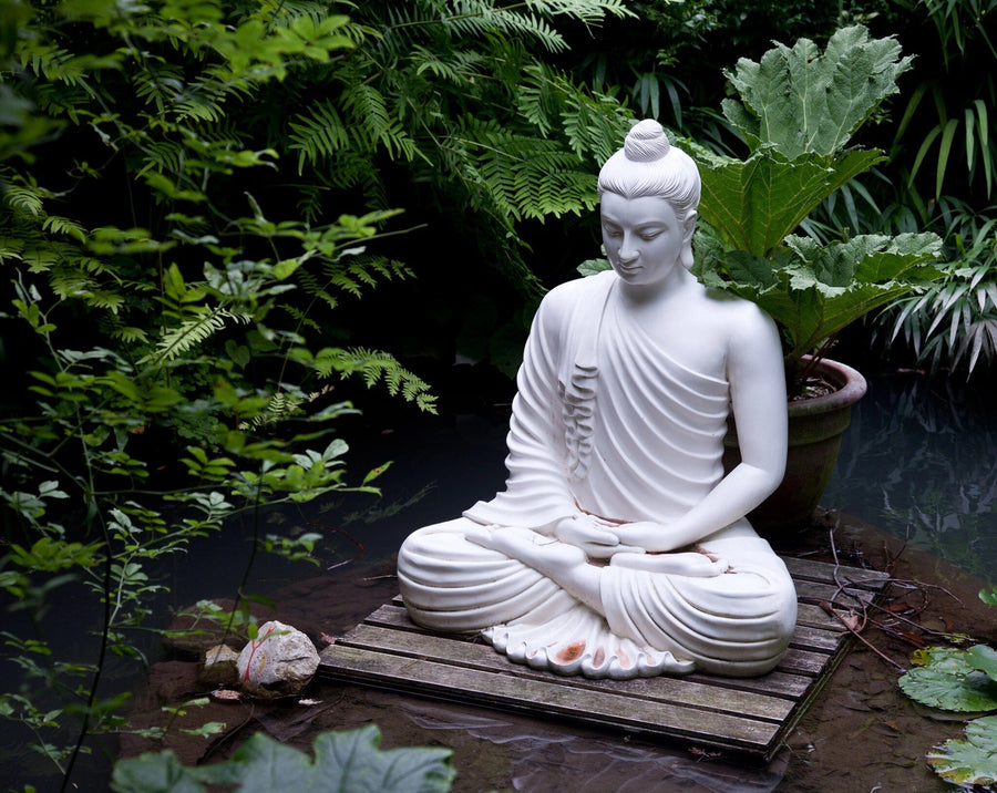 Buddha statue on a pond – Peel and Stick Wall Murals