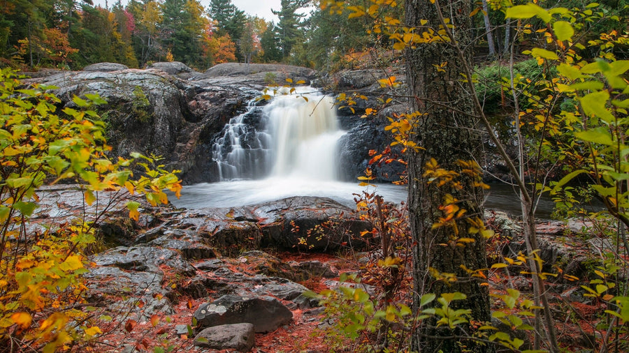 Dead River Falls Wall Mural Peel and stick Wall Mural Deposit Photo Color Original Custom Size