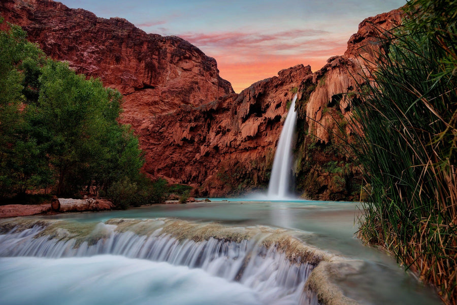 Havasu Falls Wall Mural Peel and stick Wall Mural Deposit Photo Color Original Custom Size