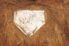 dirty home plate of a baseball field – Peel and Stick Wall Murals