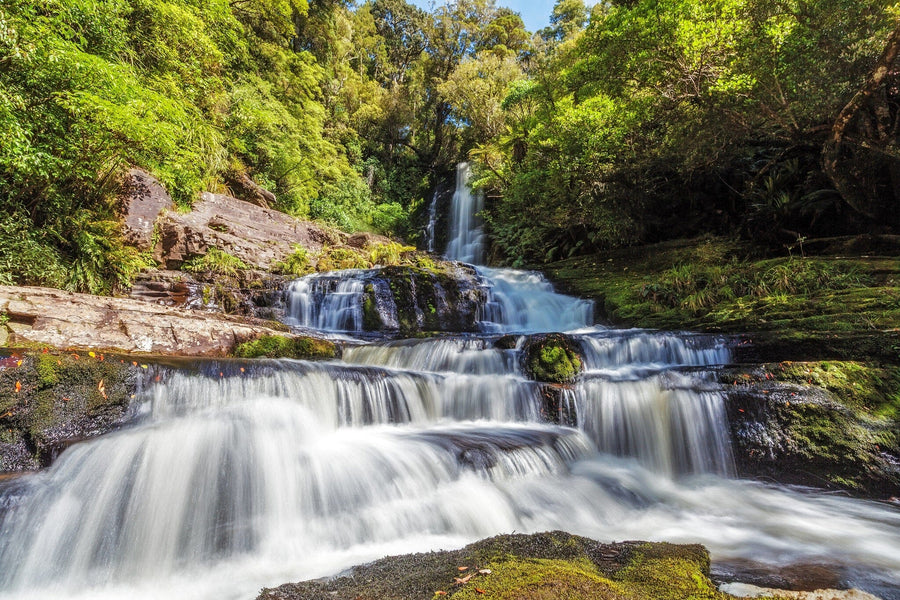 Mclean Falls Wall Mural Peel and stick Wall Mural Deposit Photo Color Original Custom Size