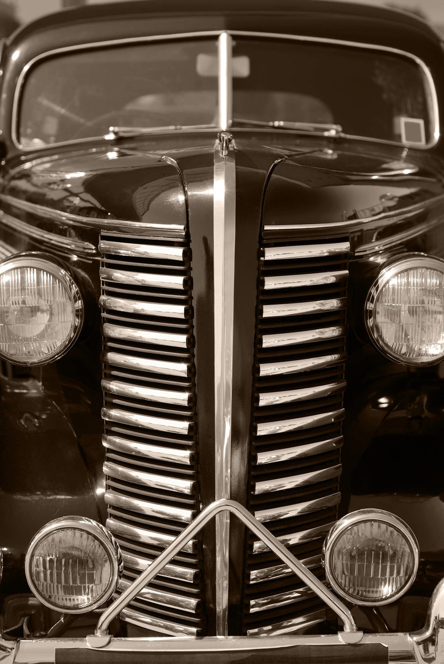 Old Vintage Black Car Wall Mural - Peel and Stick Wall Murals Peel and stick Wall Mural photo Color Original Custom Size