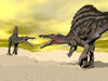 Spinosaurus Fighting Peel and Stick Wall Mural Peel and stick Wall Mural Deposit photo Color Flipped Custom Size