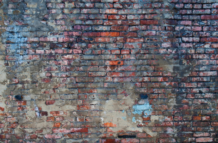 Surface Old Stuccoed Brick Wall Wall Mural